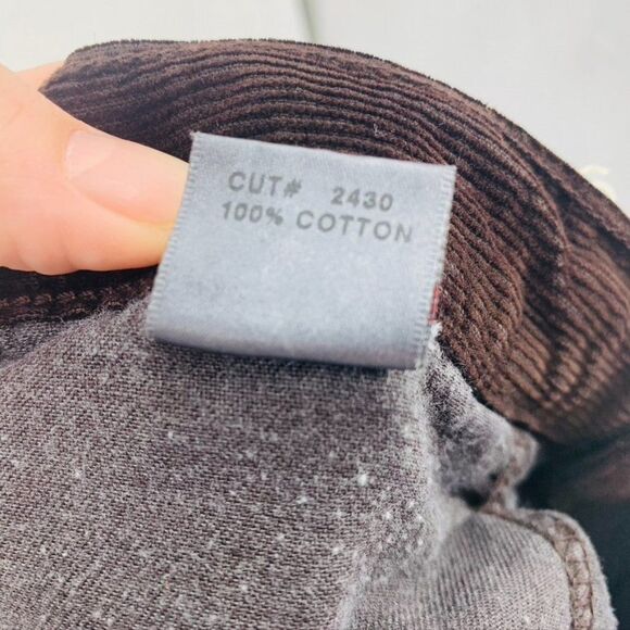 J Brand Brown Corduroy Bell Bottoms NWT Sz 24 - Picture 8 of 9